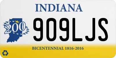 IN license plate 909LJS
