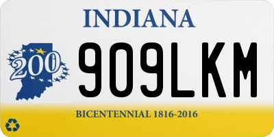IN license plate 909LKM