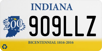 IN license plate 909LLZ