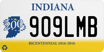 IN license plate 909LMB