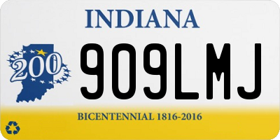 IN license plate 909LMJ