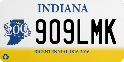 IN license plate 909LMK