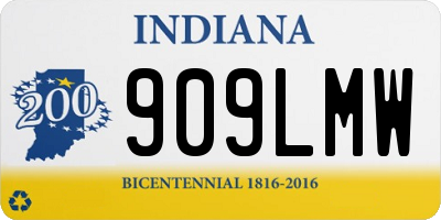 IN license plate 909LMW