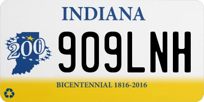 IN license plate 909LNH