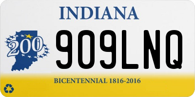 IN license plate 909LNQ