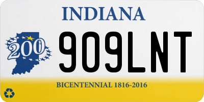 IN license plate 909LNT