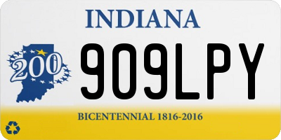 IN license plate 909LPY