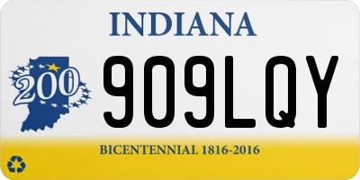 IN license plate 909LQY