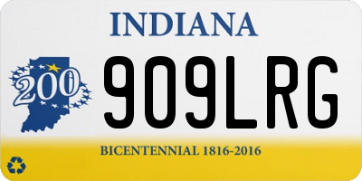 IN license plate 909LRG