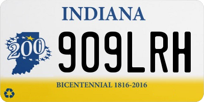 IN license plate 909LRH