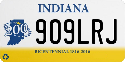IN license plate 909LRJ