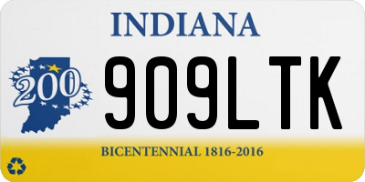 IN license plate 909LTK