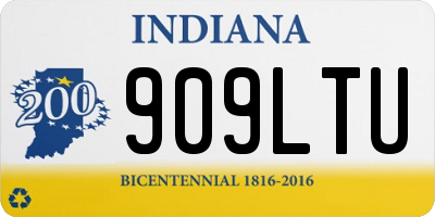 IN license plate 909LTU