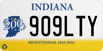 IN license plate 909LTY