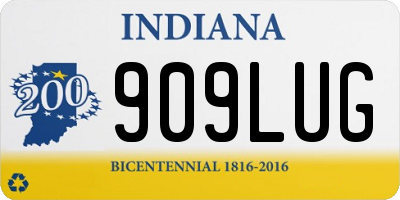 IN license plate 909LUG