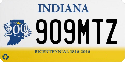 IN license plate 909MTZ