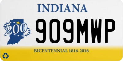 IN license plate 909MWP