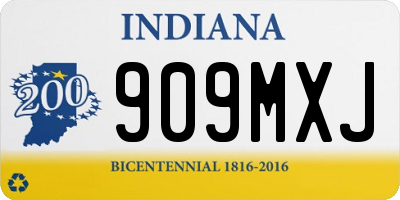 IN license plate 909MXJ