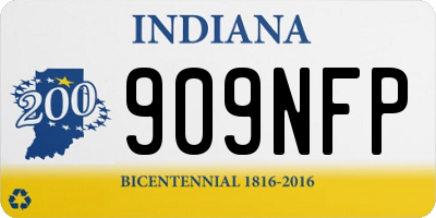 IN license plate 909NFP
