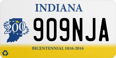 IN license plate 909NJA