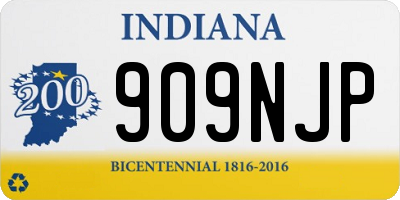 IN license plate 909NJP