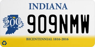 IN license plate 909NMW