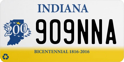 IN license plate 909NNA