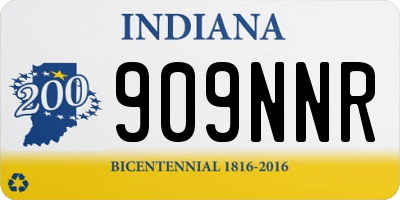 IN license plate 909NNR