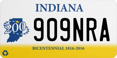 IN license plate 909NRA