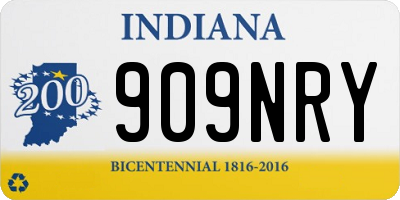 IN license plate 909NRY