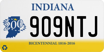 IN license plate 909NTJ