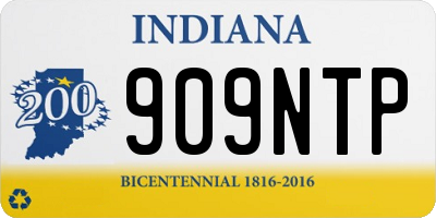 IN license plate 909NTP