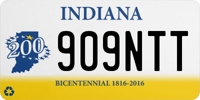 IN license plate 909NTT