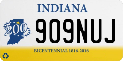 IN license plate 909NUJ