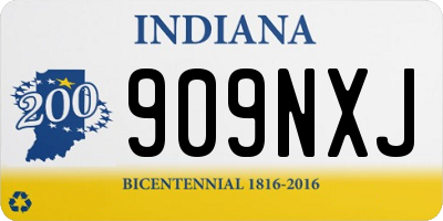 IN license plate 909NXJ