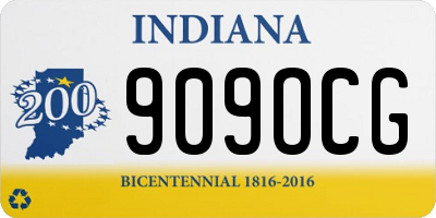 IN license plate 909OCG