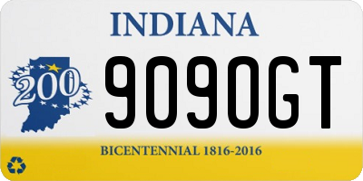 IN license plate 909OGT