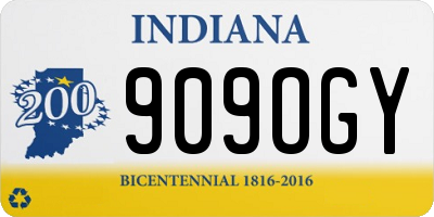 IN license plate 909OGY