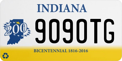 IN license plate 909OTG