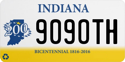 IN license plate 909OTH
