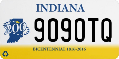 IN license plate 909OTQ