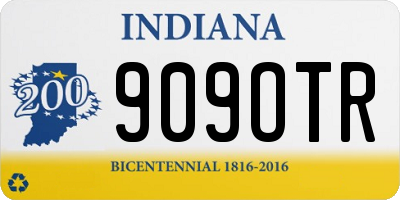 IN license plate 909OTR