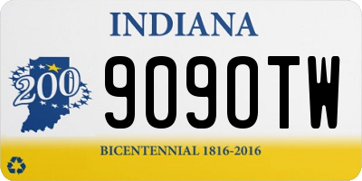IN license plate 909OTW