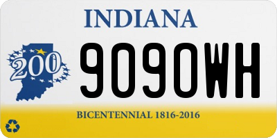 IN license plate 909OWH