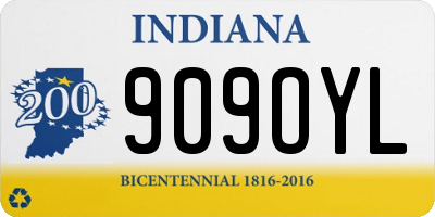 IN license plate 909OYL