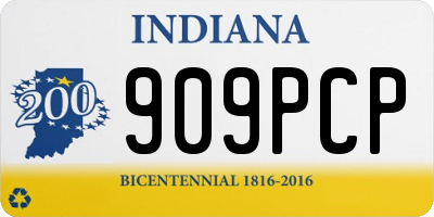 IN license plate 909PCP