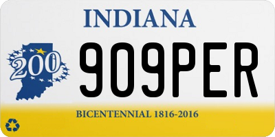 IN license plate 909PER