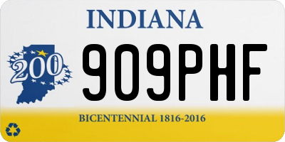 IN license plate 909PHF