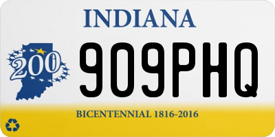 IN license plate 909PHQ