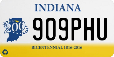 IN license plate 909PHU
